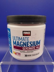 Force Factor Ultimate Magnesium Glycinate 300mg 30 Ser. Raspberry Lemon Exp 3/28