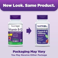 “Natrol Vitamin B-12 Fast Dissolve – Strawberry 5,000 mcg 200 Tabs “