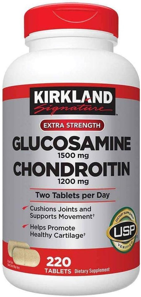 Signature Extra Strength Glucosamine 1500 Mg Chondroitin 1200 Mg 220 Tablets