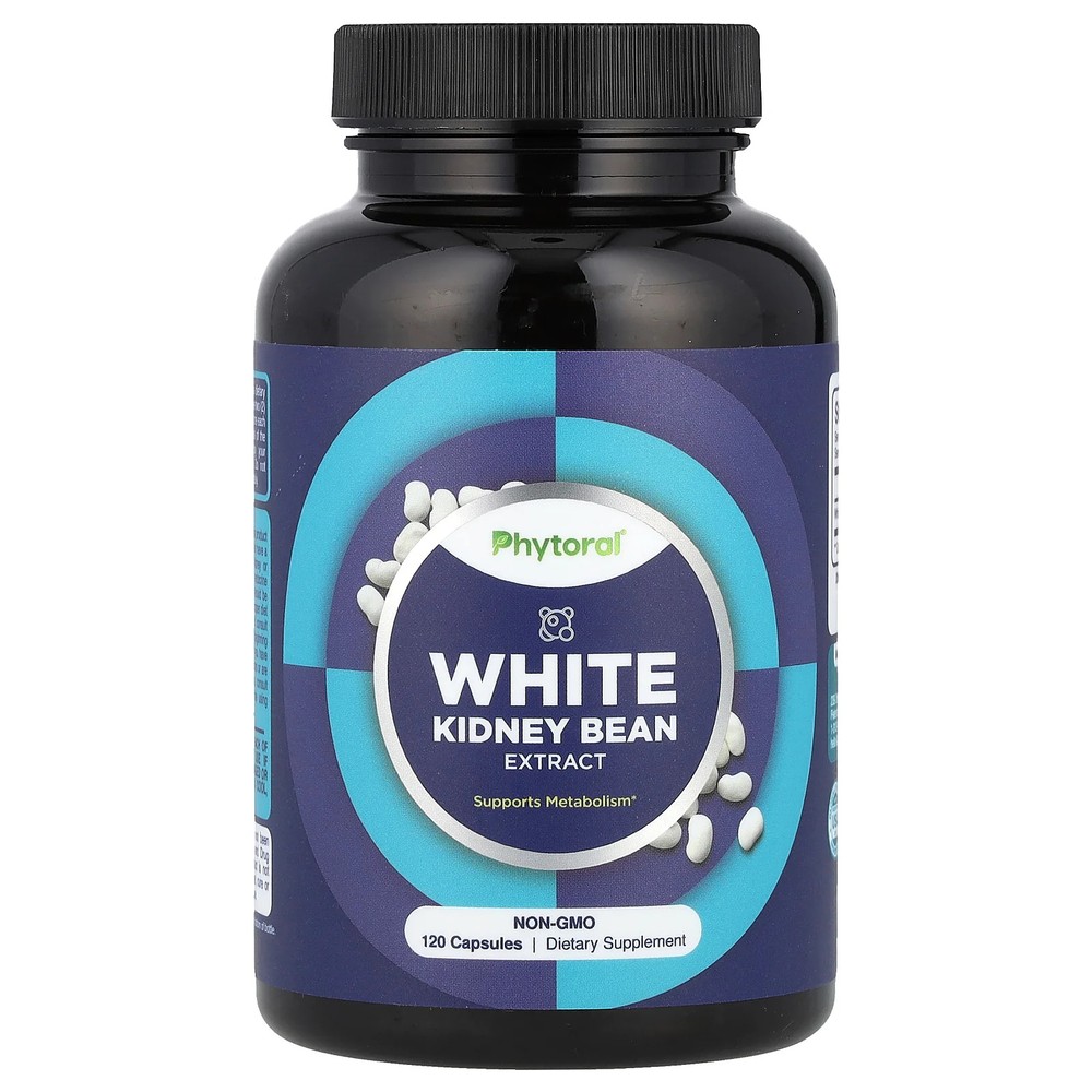 2 X Phytoral, White Kidney Bean Extract, 120 Capsules (600 mg per Capsule)