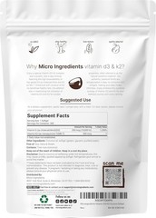 Vitamin D3 10000 iu Plus K2 (MK-7) 200 mcg, 300 Virgin Coconut Oil Softgels NEW