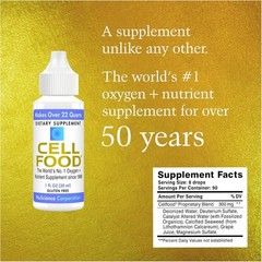 Cellfood Oxygen Boost – 1 fl oz, 2 Pack – Liquid Oxygen Supplement for Lympha…