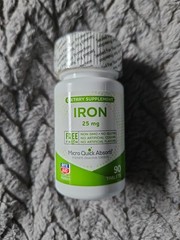 Iron Micro Quick Dissolve Tablets, 90 25mg SEALED NEW Exp 07/2025 by Rite Aid