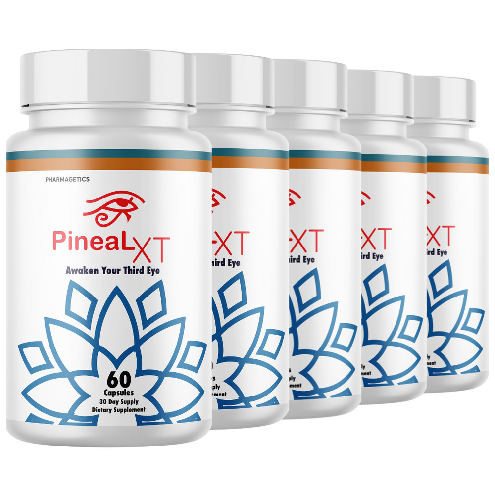 Pineal XT, PinealXT Pineal Gland Support & Energy Pills – 5 Bottles