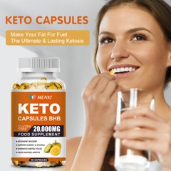 20000mg Keto BHB Gummies Weight Loss Fat Burner Carb Blocker Ketone Diet Pills