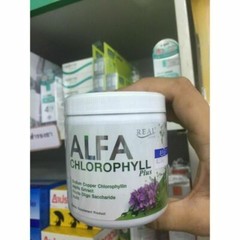 4X Real Elixir Alfa Chlorophyll Plus 100% Natural Fiber Rich Vitamins 100g