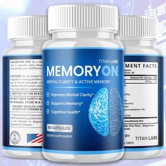 (5 Pack) MemoryOn Pill Nootropic Natural Brain Supplement Memory On 300 Capsules