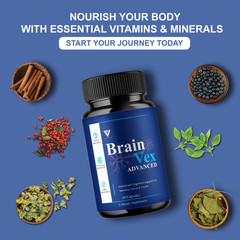 (2 Pack) Brain Vex Advanced, BrainVex Brain Health Formula (120 Capsules)