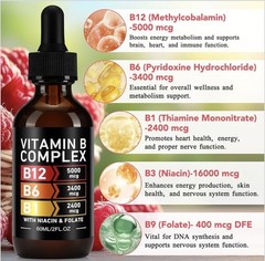 Vitamin B Complex | B Vitamins Complex | Biotin | Vitamin B12 | Niacin | Folate✅
