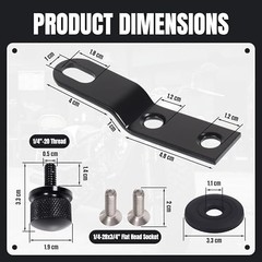 Seat Bracket with Fender Washer Screw for Harley Davidson 1996-2024 Replace 1054
