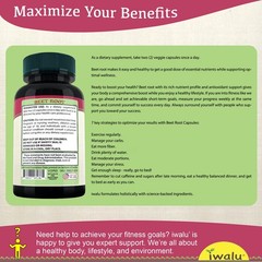 Betalain Supplement – Organic Beet Root Supplement – iwalu (official) SHIPS FREE
