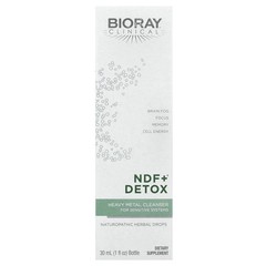 2 X Bioray, NDF+� Detox, Heavy Metal Cleanser, 1 fl oz (30 ml)