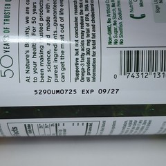 Nature’s Bounty Fish Oil 1200 mg, 200 Rapid Release Softgels Exp 09/2027