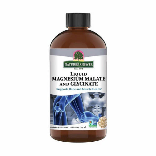 Liquid Magnesium Malate And Glycinate 16 Oz By Nature’s Answer