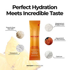 Instant Hydration Sugar Free Electrolyte Powder, Mango Pineapple, 6 Sticks