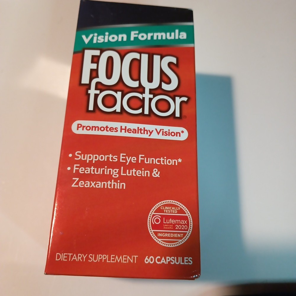 Focus Factor Vision Formula Promotes Healthy Vision 60 Capsules 5/2025