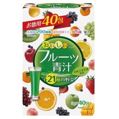 YUWA DELICIOUS FRUITS AOJIRU LACTIC ACID BACTERIA FERMENTED EXTRACT 40 PACKS X 3