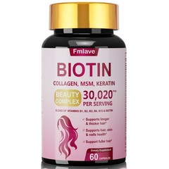 2x Biotin 30,020mcg High Potency 120 Tablets Hair Skin & Nails Vitamin B Complex