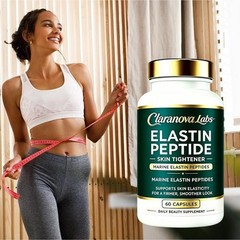 Claranova Elastin Peptides, Marine Elastin Peptide Skin Tightening Formula, 60pc