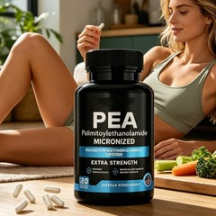 Palmitoylethanolamide Pea Supplement 600 Mg | Micronized Pea 99% Highly Purified
