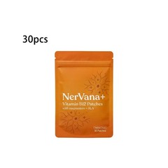 NerVana+Vitamin B12 Nerve Patch features Magnesium+ALA, 30 Patches