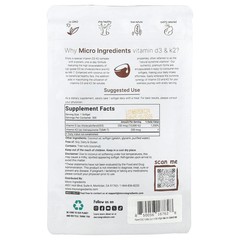 2 X Micro Ingredients, Vitamin D3 & K2, 300 Softgels