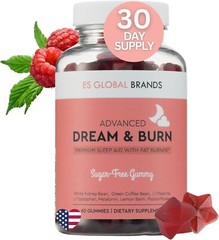 Dream & Burn Night Time Slimming Sleep Gummies Melatonin Fat Burning Metabolism