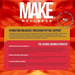 Make Wellness Hydrated Grapefruit Hydration & Electrolyte Drink Mix 30 Sachets