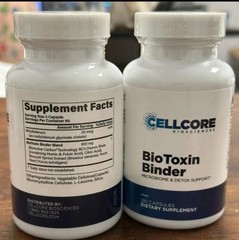 CellCore BioToxin Binder, Microbiome & Detox Support 120 Capsules Ship from USA
