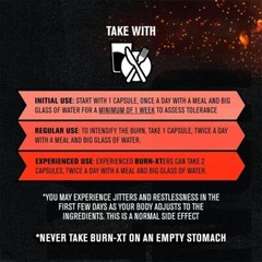 Burn-XT Fat Burner Weight Loss Capsules Appetite Suppressant Energy Booster 60
