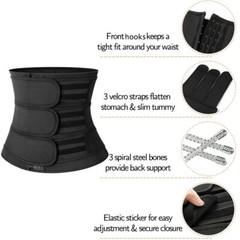 Men Women Neoprene Sauna Sweat Workout Waist Trainer Belt Weight Loss Cincher