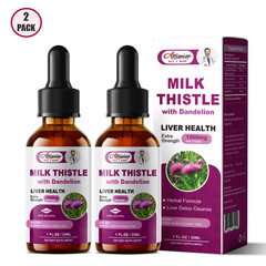 Organic Milk Thistle Liquid Drop for Liver & Kidney Cleansing Support