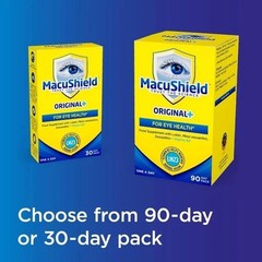 MacuShield Original Plus Capsules – 90-Day Pack, Eye Health Supplement