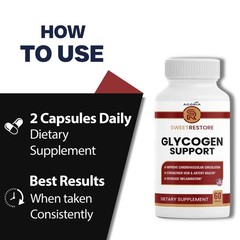 (1 PACK) Sweet Restore Glycogen Support Capsules, Joint Support (60 Capsules)