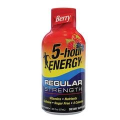 Portable Regular Strength Energy Shot – Berry Flavor, 1.93 oz Anytime Fuel