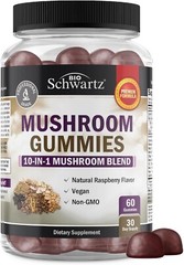 Mushroom Gummies for Adults – 10-in-1 Functional Mushroom Supplement for Mood