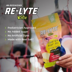 REDMOND ReLyte Kids Hydration Electrolyte Mix Powder, Sample Pack 6 Ct.