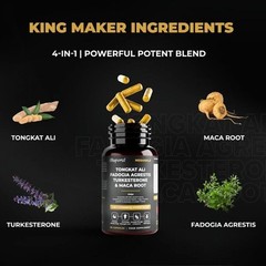 Turkesterone & Maca Root 120pcs, Muscle Mass Increase, Improves Male Performance