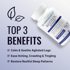 Approved Science Restlex – 420 mg Magnesium Glycinate Blend, L-theanine 200 mg –