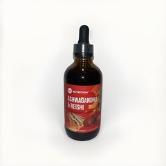 360NUTRITION: ASHWAGANDHA & REISHI Drops (Mood, Balance, Focus) 4oz