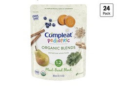Compleat Pediatric Organic Blends Plant Base Blenderized Tube Feeding BOX of 24