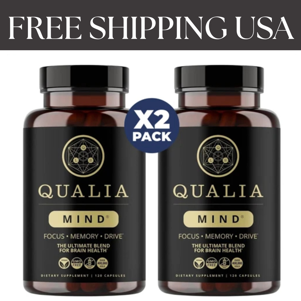 (2 Pack) Qualia Mind Brain 2.0 Supplement Nootropics – 240 Capsules – latest