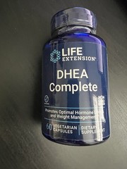 Life Extension DHEA Complete, Vegetarian Capsules – 60 Caps Exp 06/2026