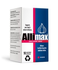 Allimax Garlic Supplement 90 Count Bioactive Allicin Immune Support Capsules