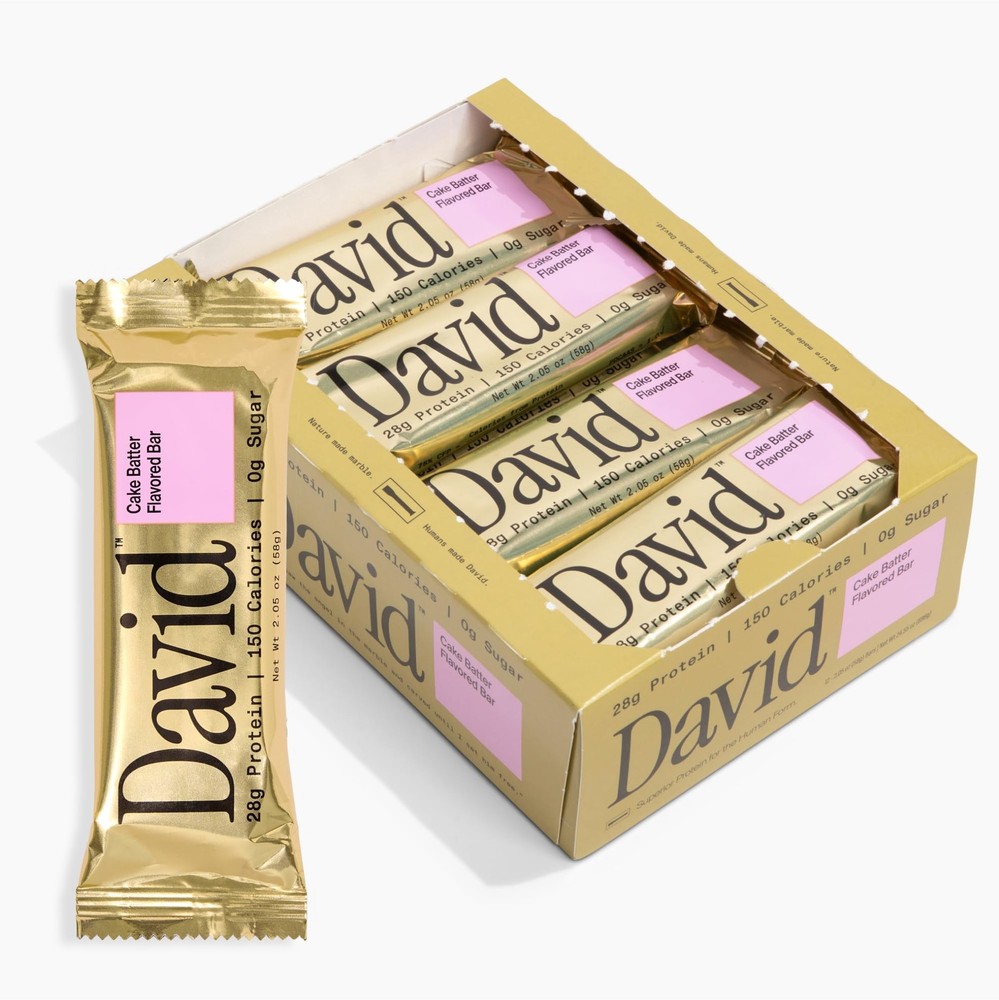 David High Protein Bars No Sugar – Sugar Free Protein Bars, Low Carb, Gluten
