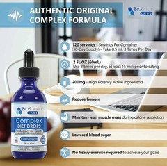 BioSource Labs Complex Diet Drops – Best Natural Drops for Men and Women 2 Bo…