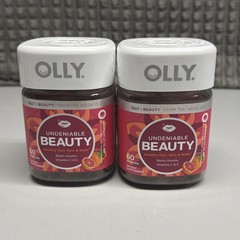 Olly Undeniable Beauty Gummies 120 Count Hair Skin Nails Support 06/05/2026