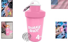Leak-Proof Mini Shaker Bottle in Pink – Ideal for Creatine & Small Scoop Powders