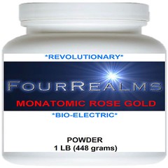 Monatomic Rose Gold, Our most POTENT Ormus Bio-Electric Powder 1 Lb (448 Grams)