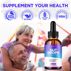 2 Pack – Gut Drops Max Strength Keto Formula Weight Management Supplement 60ML